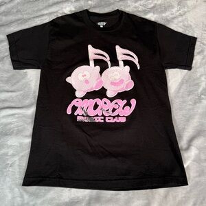 Andrew Music Club Space Miami T Shirt Mens M Slim Fit Cartoon Black READ!